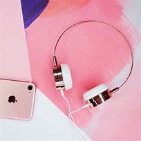 Image result for Rose Gold Headphones Fluffy