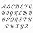Image result for Cursive Stencil Font with Numbers