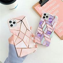 Image result for Geometric Phone Case Pink Marble