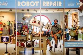 Image result for Robot Repair Shop Art