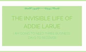Image result for The Invisible Life of Addie Alrue