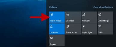 Image result for Tablet Mode Settings Windows 1.0