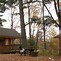 Image result for Picture of a Cabin Overlooking the Fall Trees