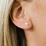 Image result for 4Mm Pearl Stud Earrings