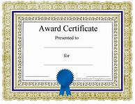 Image result for Size B5 Certificate Template