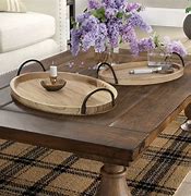 Image result for Black Coffee Table Tray