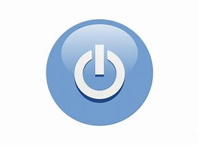 Image result for Blue Power Button Transparent Background