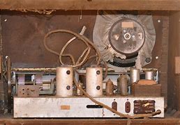 Image result for Inside an Old Radio Receiver