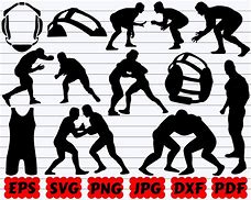 Image result for Wrestling Silhouette SVG Free