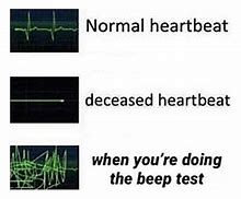 Image result for Beep Test Meme