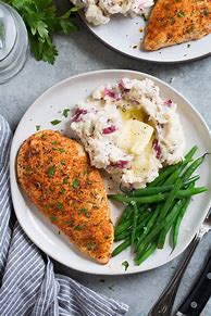 Image result for Baked Chicken with Side Dishes