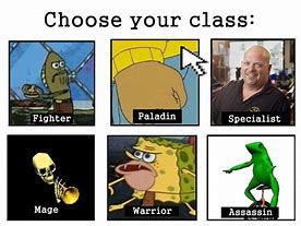 Image result for Class List Meme