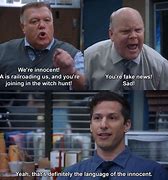 Image result for Brooklyn 99 Scully and Hitchcock Memes