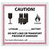 Image result for Lithium Ion Battery Caution Label