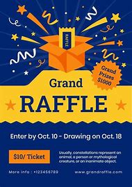 Image result for Cool Raffle Poster