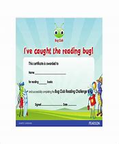 Image result for Reading Challenge Certificate
