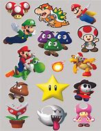 Image result for Mario Clip Art Stickers