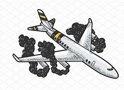 Image result for Airplane Crash Drawing