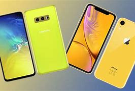 Image result for Samsung S10 vs iPhone X-Size