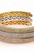 Image result for Bangle Bracelet with Diamonds