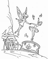 Image result for Happy Birthday Tinkerbell Colouring Pages
