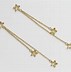 Image result for 14K Gold Chain Earrings