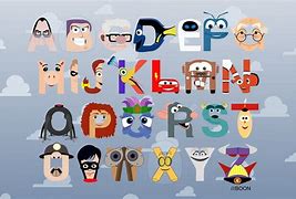 Image result for Pixar Letters