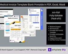 Image result for Free Medical Invoice Template