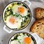 Image result for Baked Eggs with Creamed Spinach