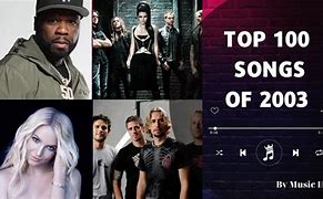 Image result for Most Popular Songs 2003