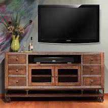 Image result for Wooden Desk Top TV Stands
