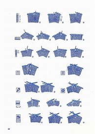 Image result for Knitting Stitch Japanese to English Symbols