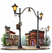 Image result for Street Light Cartoon