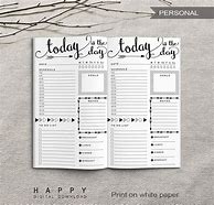 Image result for Daily Planner Inserts
