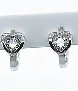 Image result for Rhodium Plated Sterling Silver Paper Clip Earrings