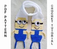 Image result for Free Crochet Minion Scarf Pattern