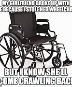Image result for Stole Wheelchair Meme