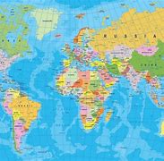 Image result for countries of the world map with capitals
