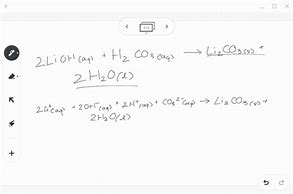 Image result for Lithium Carbonate and Acid