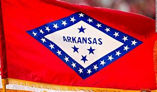 Image result for Arkansas State Flag Blue with Star