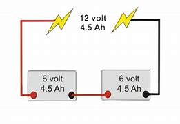 Image result for Battery Wiring Series Vs. Parallel