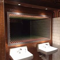 Image result for Infinity Mirror Bathroom