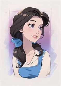 Portrait illustration | Disney princess artwork, Disney princess drawings, Disney princess art