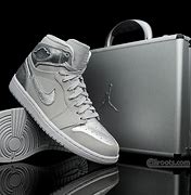 Image result for Air Jordan 1 Silver