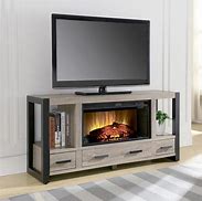 Image result for Contemporary Fireplace TV Stand