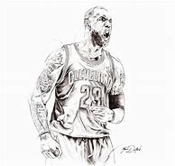 Image result for NBA LeBron James Coloring Pages