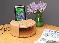 Image result for iPhone Wooden Amplifier