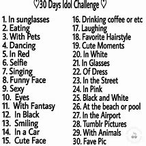 Image result for 30-Day Idol Challenge