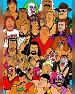 Image result for Wrestling Cartoon Images