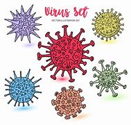 Image result for Virus Drawing Color
